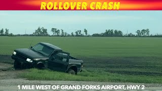 BREAKING NEWS: Rollover Crash Near Grand Forks