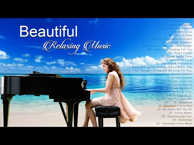 Beautiful Relaxing Music for Stress Relief • Peaceful Piano Music, Sleep Music, Ambient Study Music class=