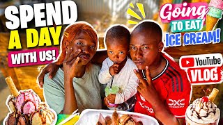 SPEND A DAY WITH US WER’E OUTSIDE 🍔🍨#wanatifamily #theinspiringfamily 