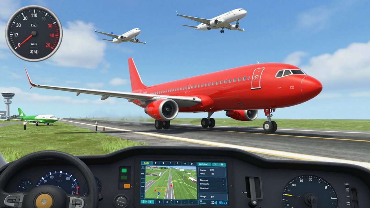 Airplane Emergency Landing Simulator 🚨✈️ | City Airport Crisis | Boeing Flight Gameplay (Android)