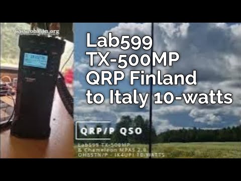 Lab599 TX-500MP QRP Finland-Italy 10-watts