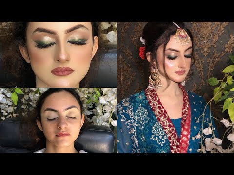green dress makeup pakistani YouTube INV-S229780782