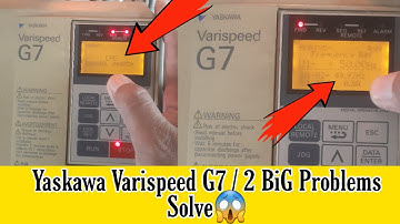 Solve Yaskawa varispeed G7 2 big problem in minutes | Frequency up / down solve | yaskawa g7 cre fix