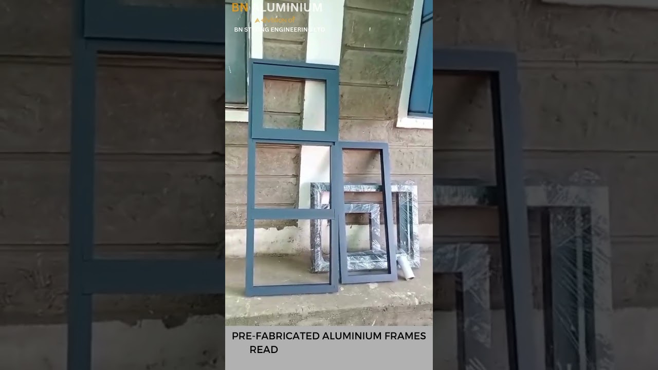 Premium Aluminium Windows ready for installation. Contact us on+254716881752/+254786200708
