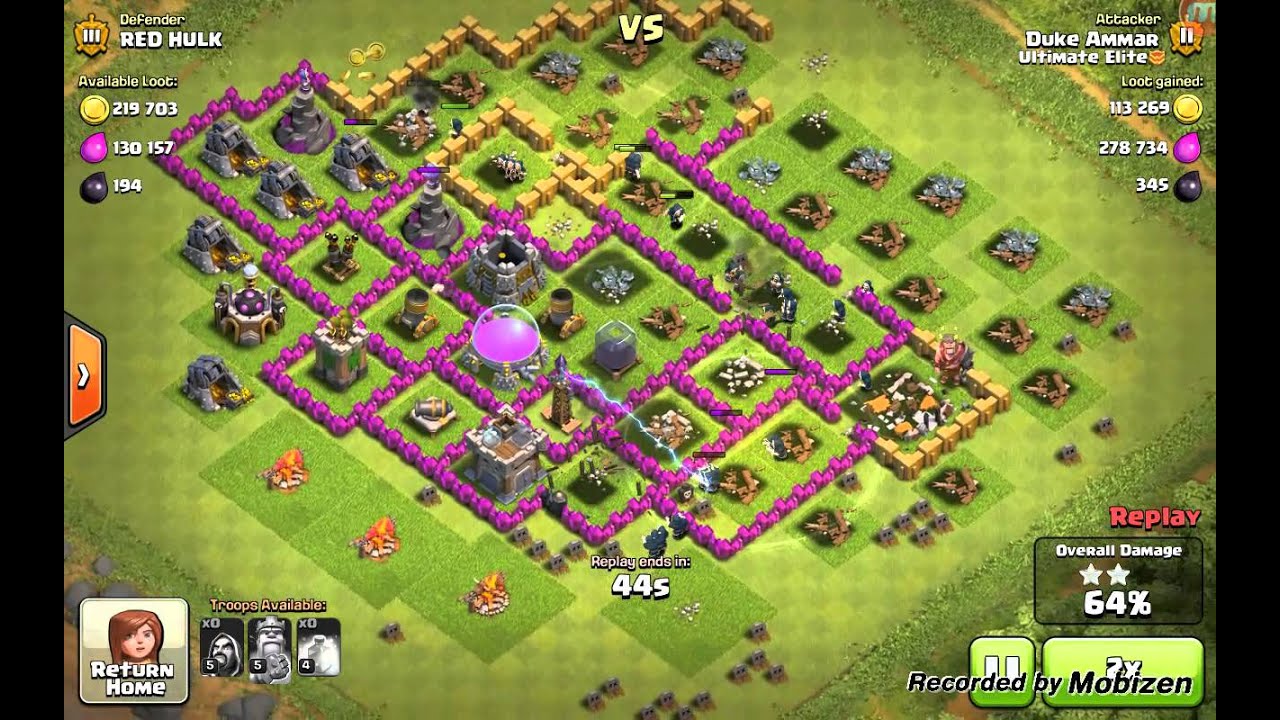 Mass wizard level 5 attack at th8