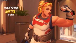 Overwatch Zarya Potg- Wipes Out The Whole Opponent Team