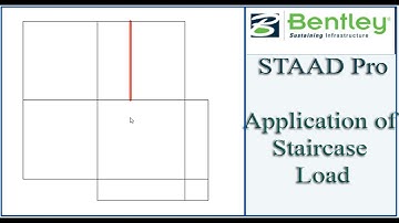 STAAD Pro Tutorial For Beginners [Episode 20]: Application of Staircase Load