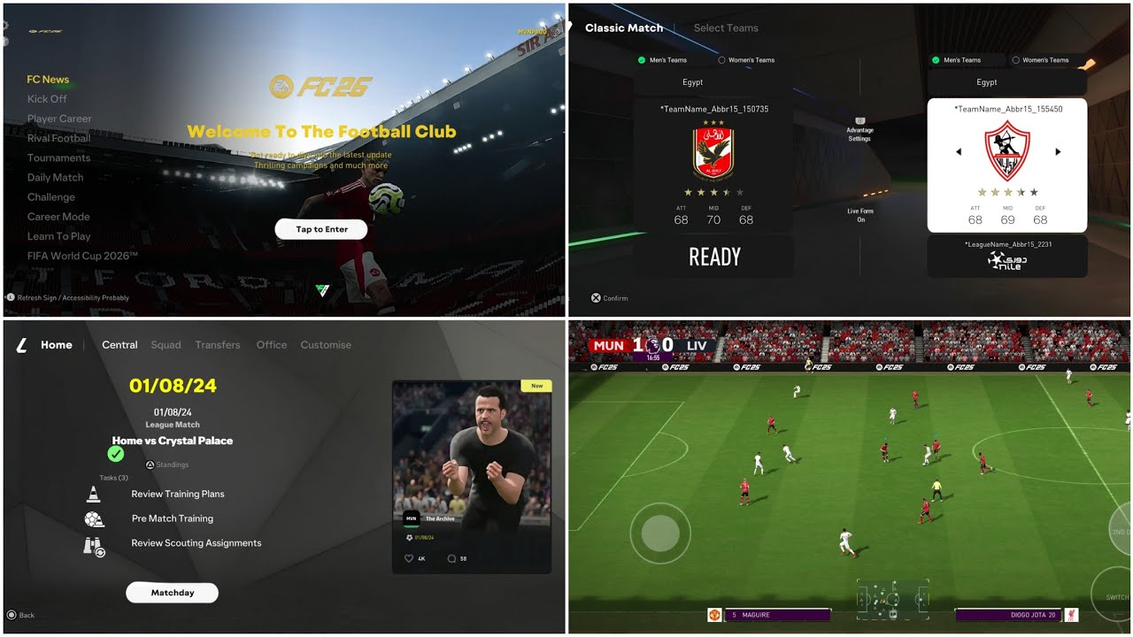 Режим карьеры! FIFA 16 MOD FC 25 Android Offline | Режим «Турнамент» и обновление FULL FACES Tran...