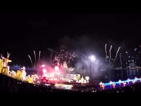 2016 Chinese New Year FireWork @ Marine Bay Singapore