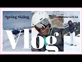 Spring Skiing Vlog  || Few days skiing in the French alps, date Night, A Nigeria girl skiing