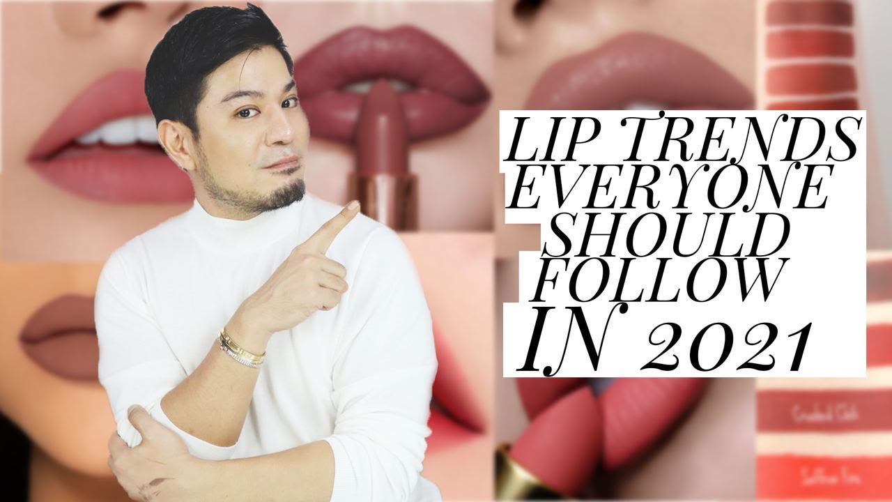 PRO MUA REVIEWS | THE TOP 5 LIP TRENDS OF 2020 VS. 2021 | ALBERT KURNAIWAN