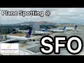 Plane Spotting at San Francisco International Airport - Sky View Terrace