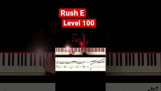 Rush E Level 100 #Rushe #memes #piano #ピアノ #sheetmusic