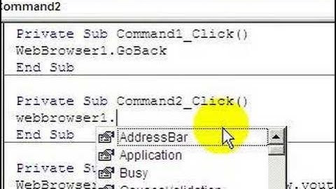 How to make a web browser in VB6