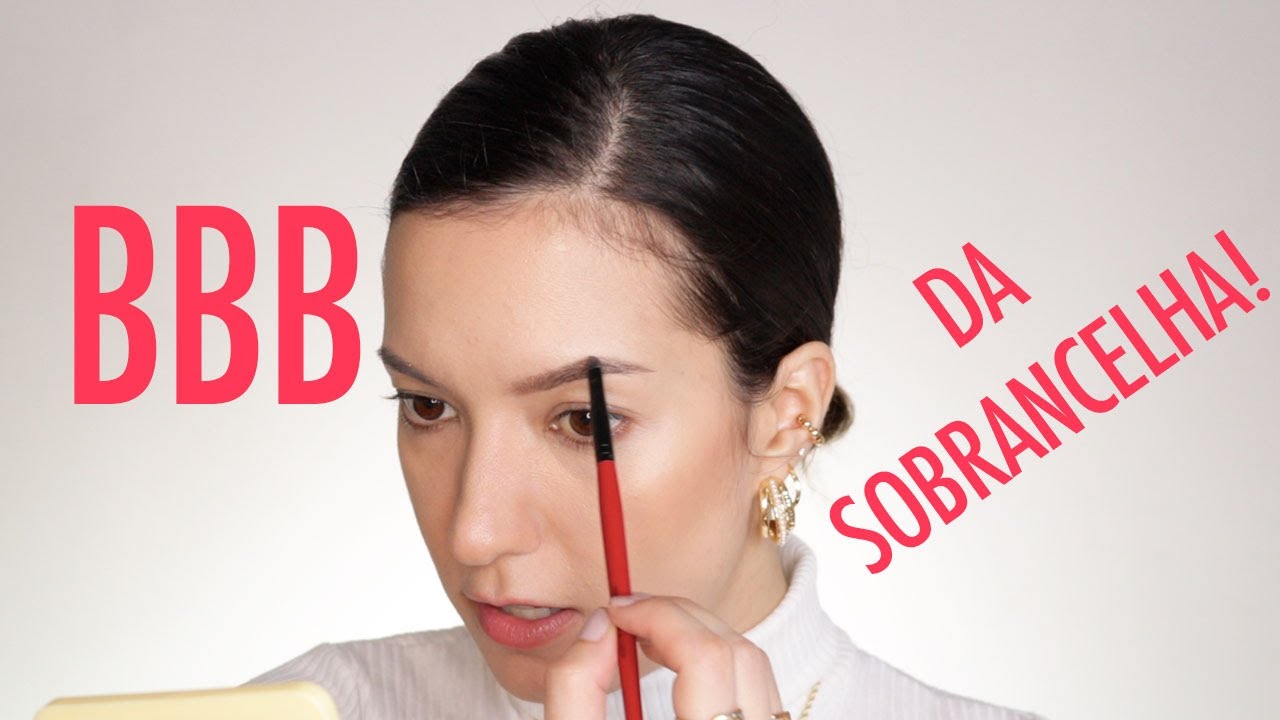 Como corrigir as sobrancelhas com resenha da  Pomada Best Brow da Ruby Rose (cor Medium)