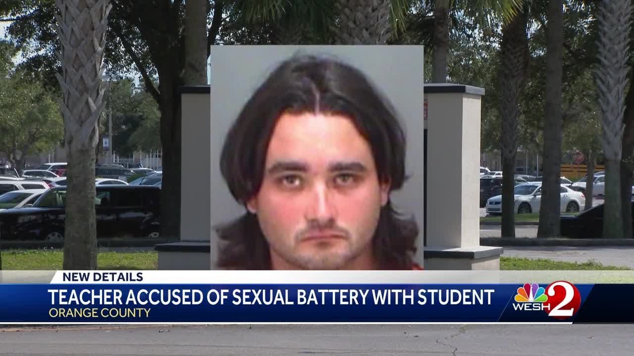 Teacher arrested for sexual battery with a student - YouTube