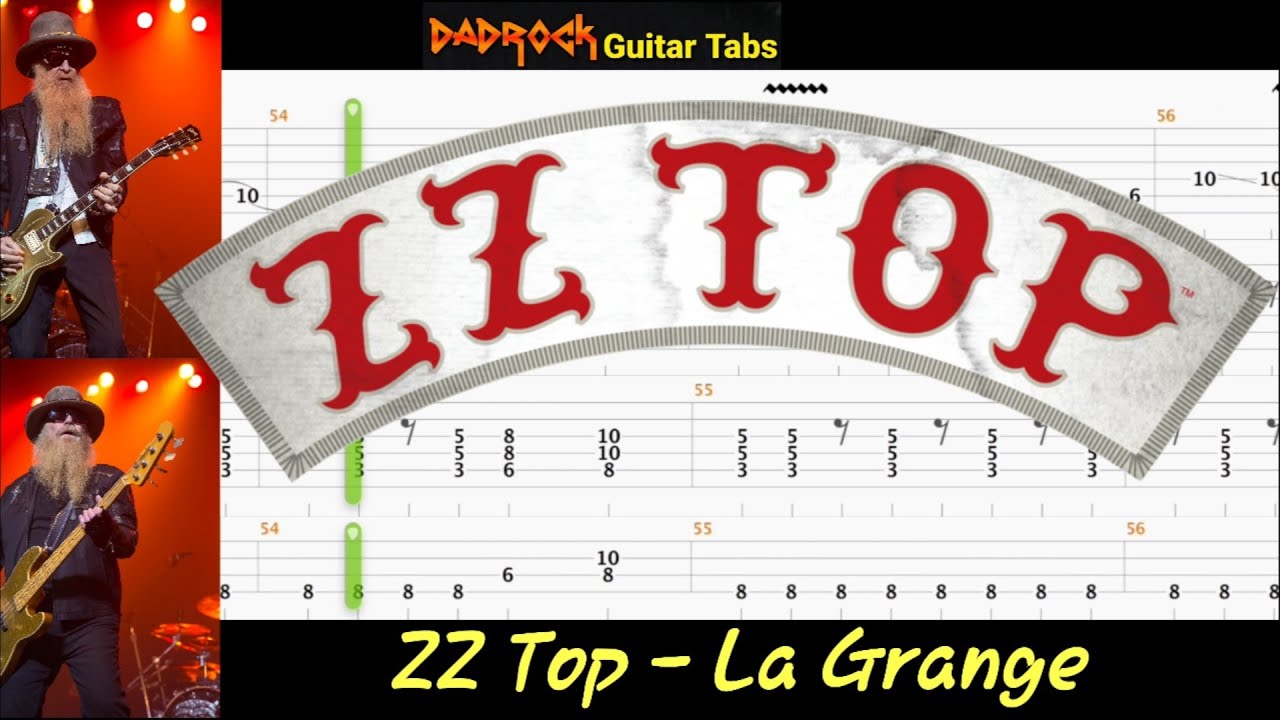 La Grange - ZZ Top - Guitar + Bass TABS Lesson