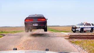 Wildest Dodge Challenger Police Chases - Caught on Dashcam