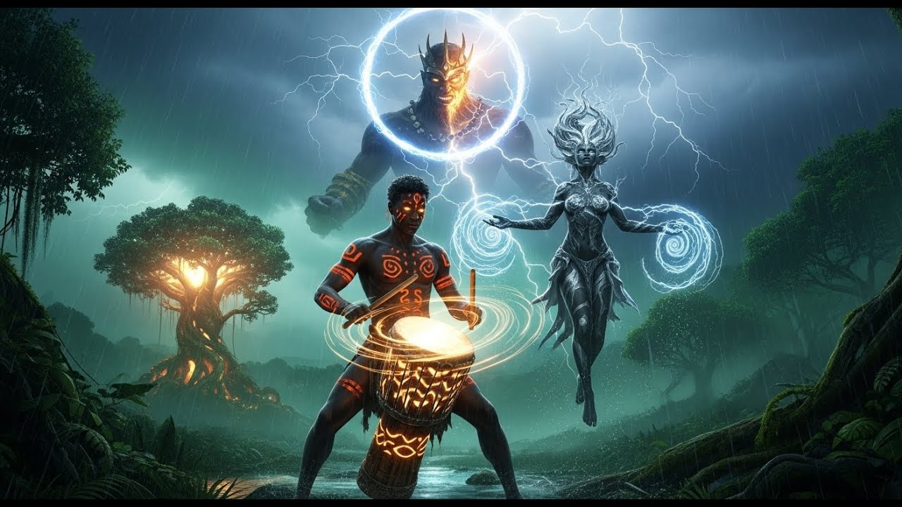 THE DRUMS OF THE FORGOTTEN SKY 