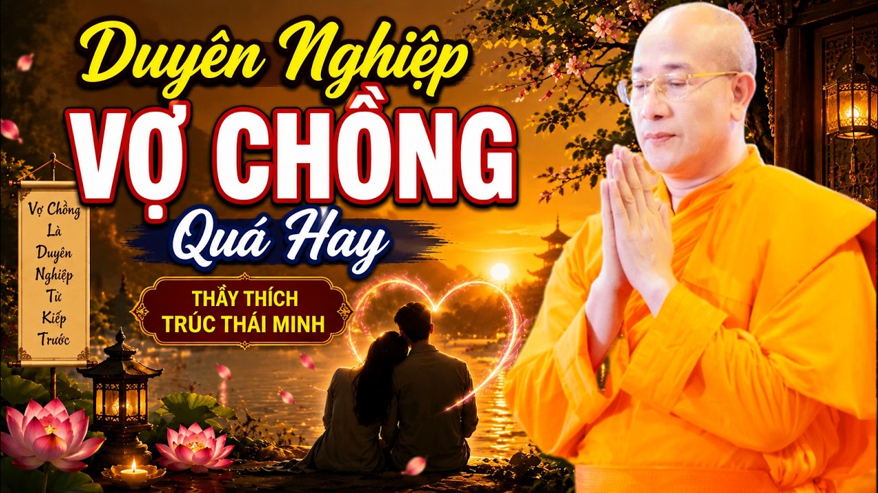 Duyên Nghiệp Vợ Chồng Quá Hay | Nghe Để Hiểu Và Trân Trọng Nhau Hơn – Thầy Thích Trúc Thái Minh