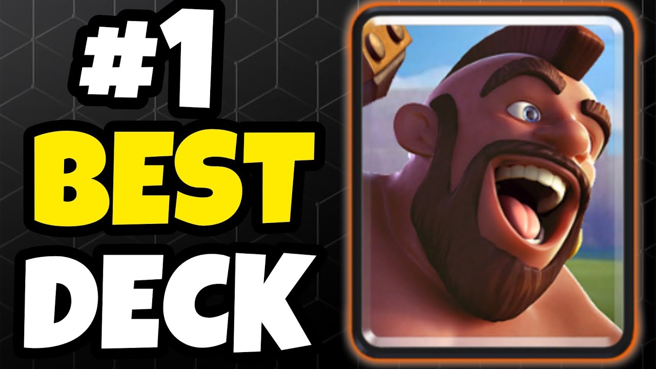 HOG RIDER BEST DECK CLASH ROYALE