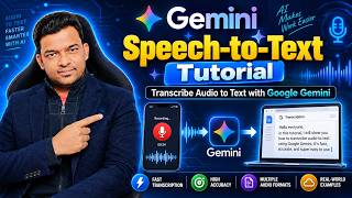 Gemini Speech-to-Text Tutorial - How to Transcribe Audio to Text with Google Gemini