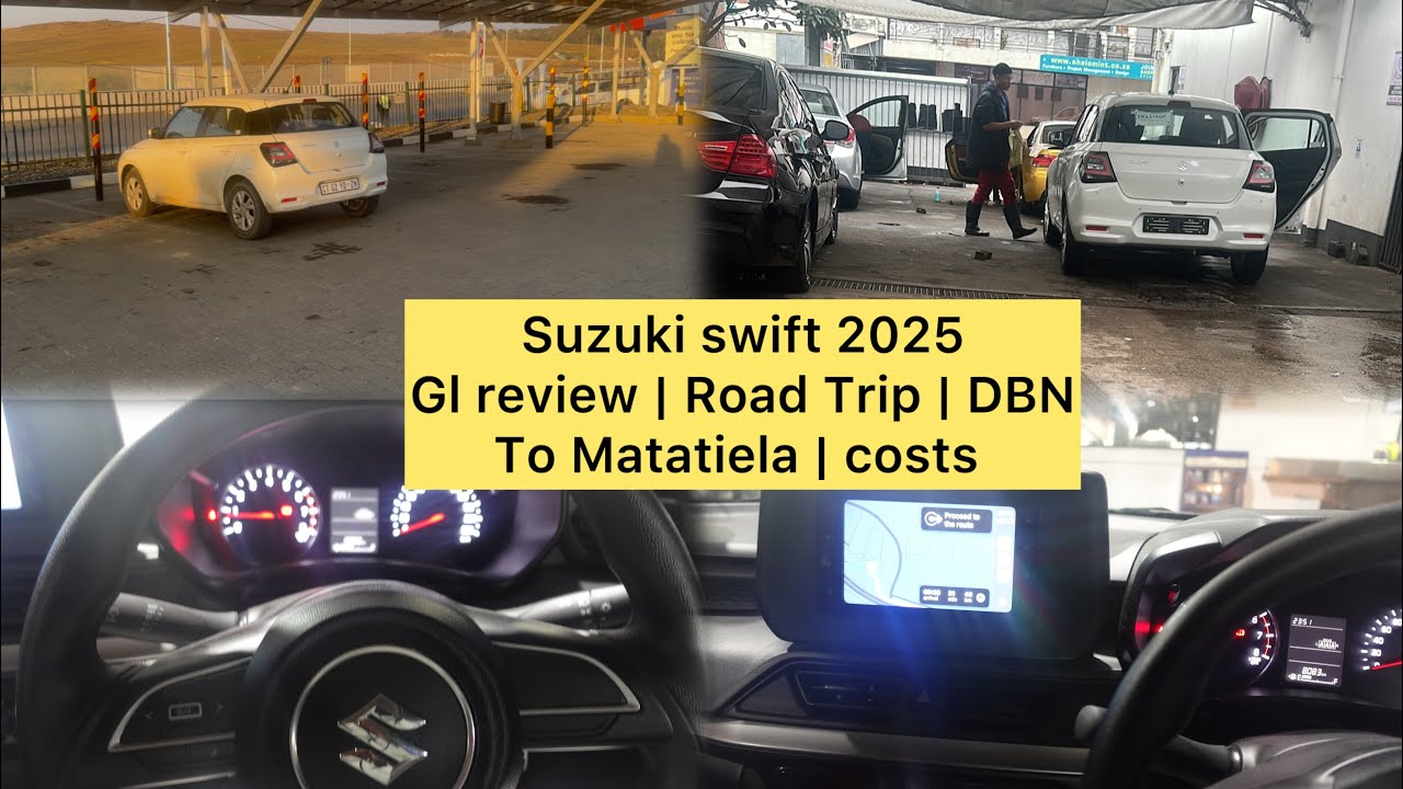 2025 Suzuki Swift budget car review / South Africa | costs | performance | R700 full tank| 1,2 gl 