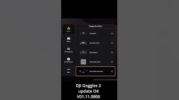 DJI Goggles 2 update V01.11.0000 DJI O4 PRO DJI O4 Lite Airunit #justRAW #shorts #DJIO4