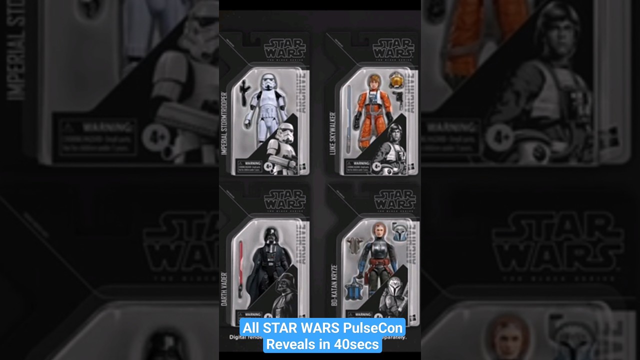 All STAR WARS PulseCon Reveals in 40secs 