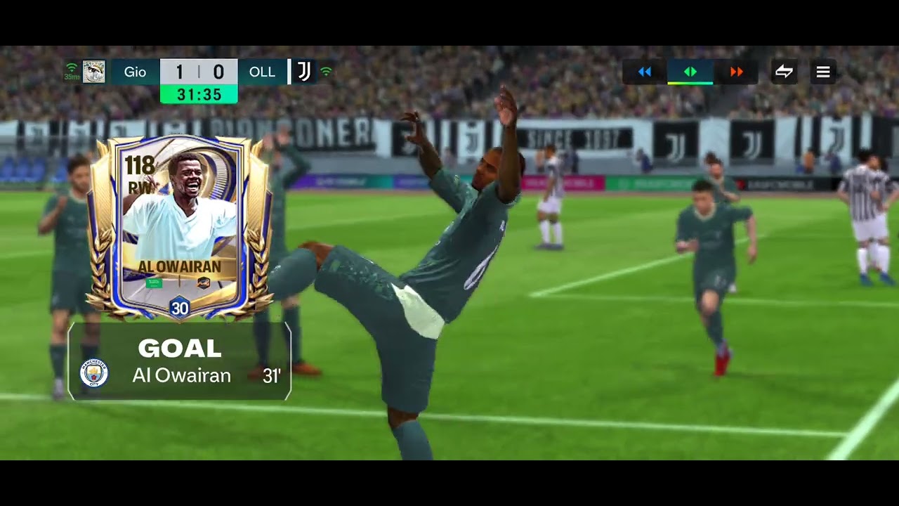 Juventus no pudo con el Man City 😳 | Juventus couldn’t handle Man City | FC Mobile