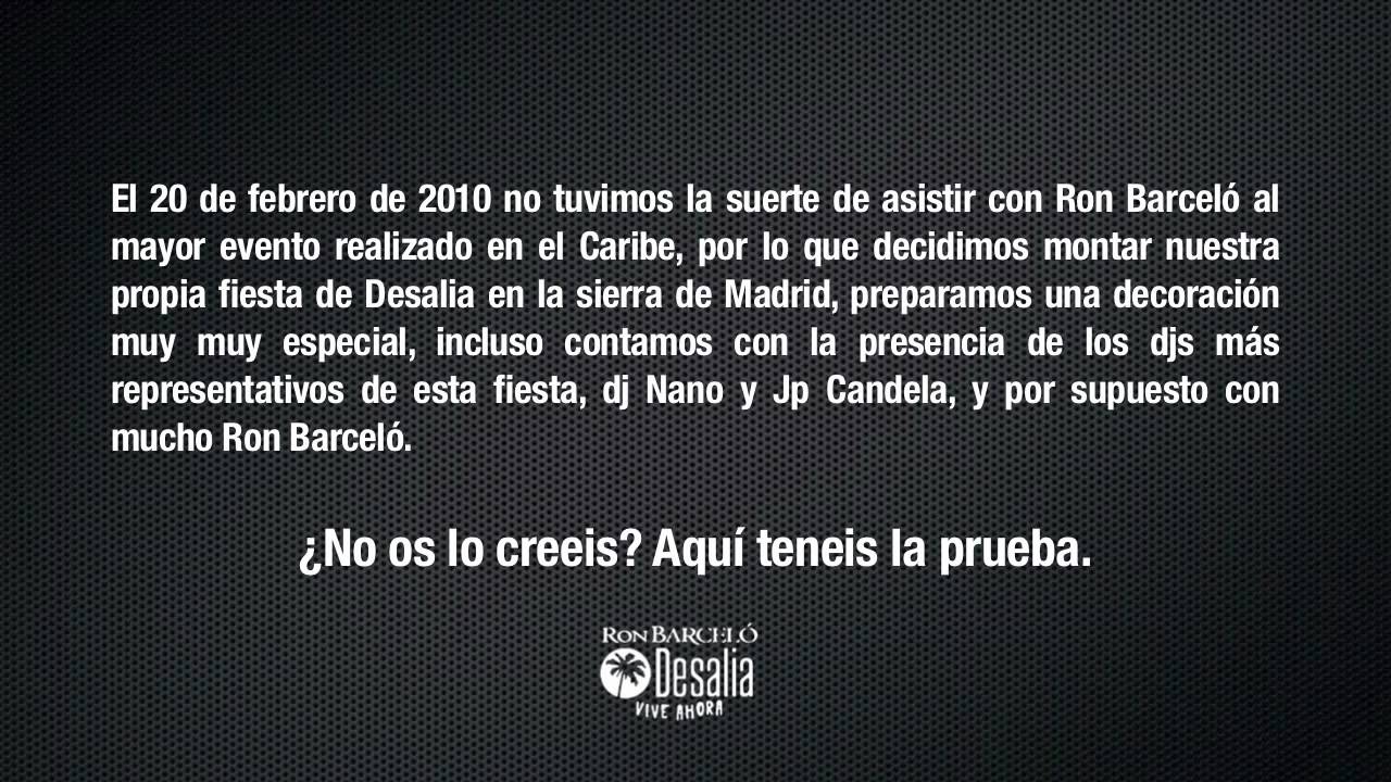 ¿Porque queremos ir a Desalia? Aquí tenéis la prueba.