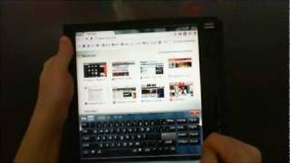 Windows 7 tablet input improved using flicks.