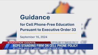 RCPS maintaining cell phone policy entering new year
