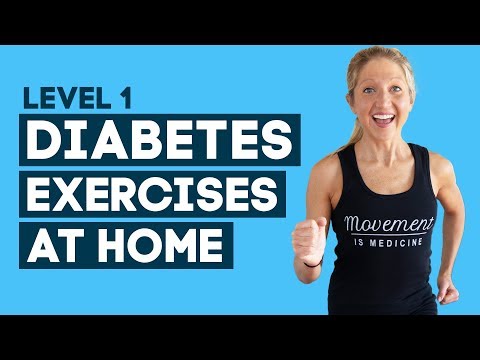 گھریلو ورزش میں ذیابیطس کی مشقیں: ذیابیطس کو کنٹرول کرنے میں مدد کے لیے (سطح 1)