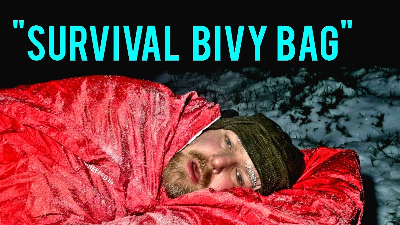 I can't believe I lasted the whole night in this survival bivvy.