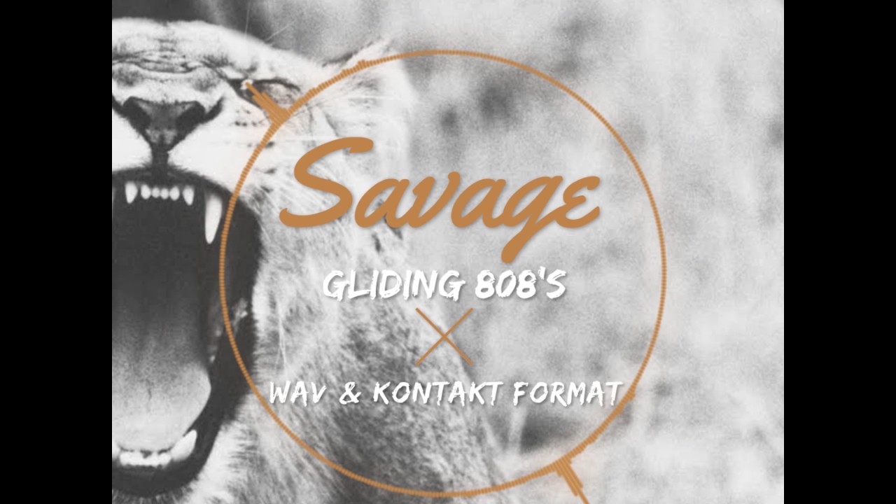 Savage: Gliding 808's (WAV & Kontakt Format)