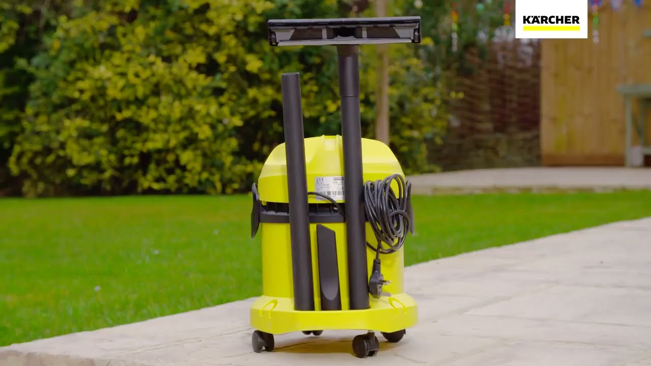 KarcherWD 2 Wet & Dry Vacuum Cleaner for outdoor vacuuming
