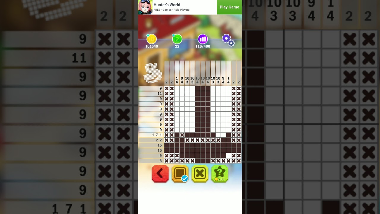 Picture Cross - After Dark Puzzle / Top Hat