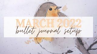 Details March 2022 Bullet Journal Setup | Bird Theme News