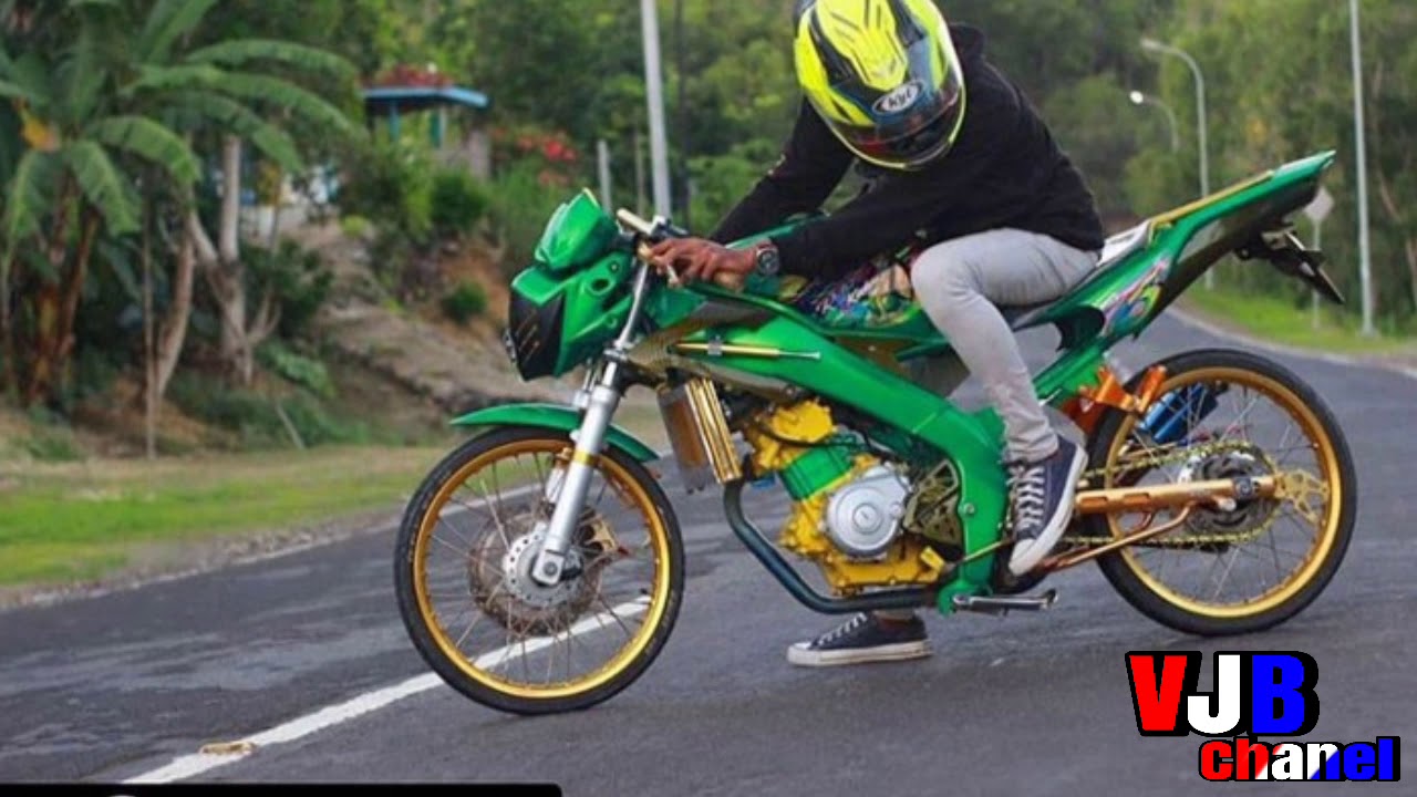 Kumpulan modifikasi vixion jari jari warna hijau - YouTube