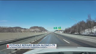 Resurfacing operations in full swing on I-79 in Harrison County