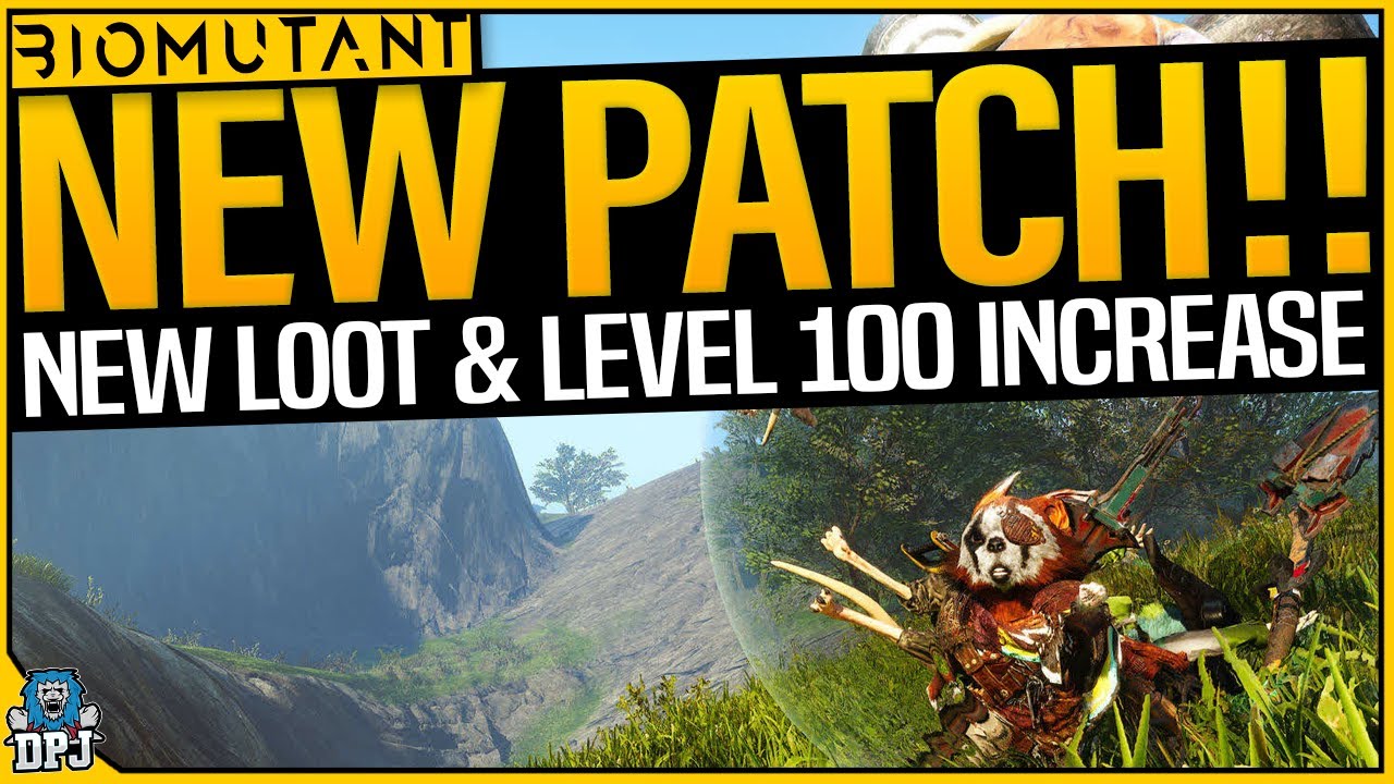 BIOMUTANT PATCH THIS IS CRAZY NEW LOOT & LEVEL 100 INCREASE
