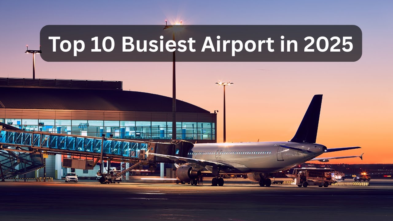🌍 Top 10 Busiest Airports in the World 2025 | Most Passenger Traffic ...