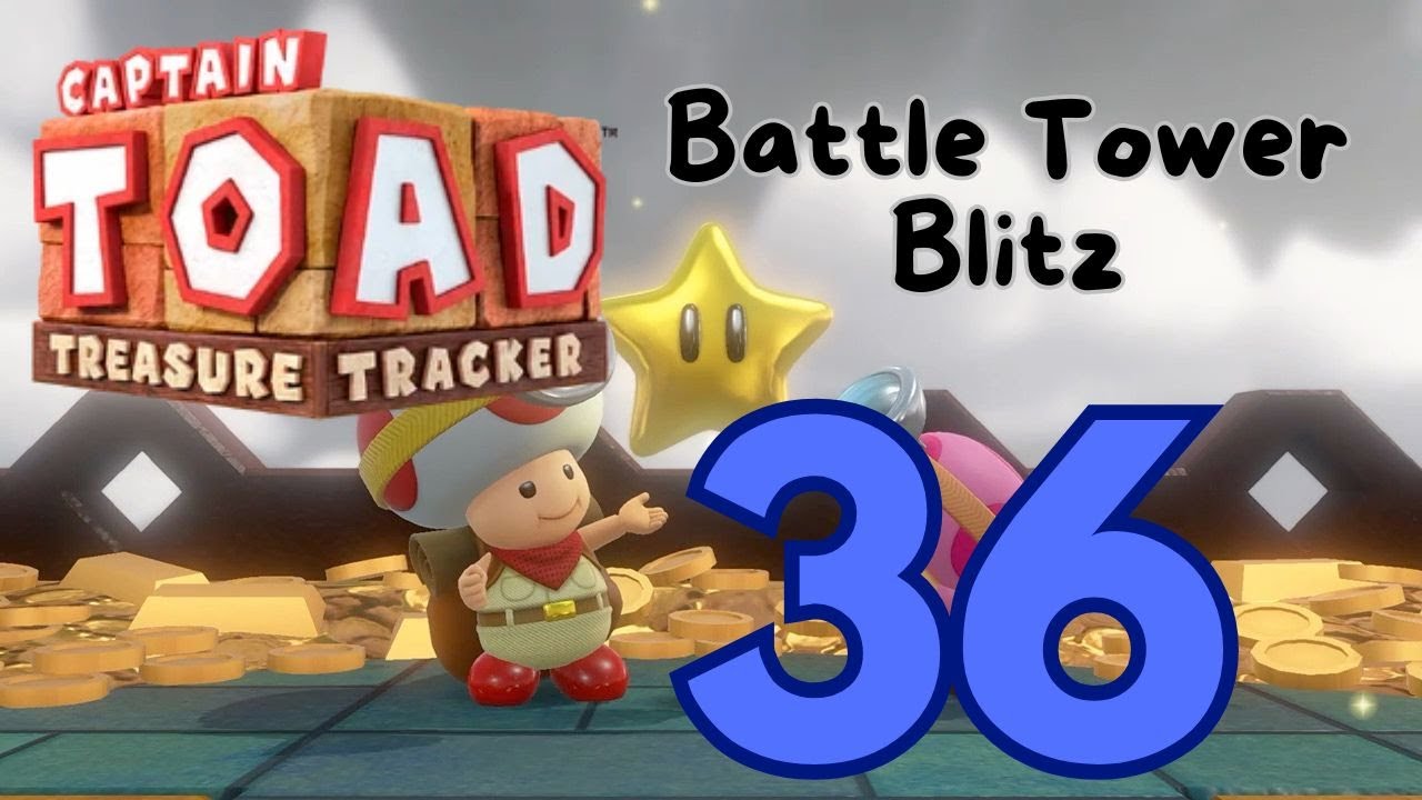 Captain Toad: Treasure Tracker - Level 36 - [2-18] - Battle Tower Blitz ...