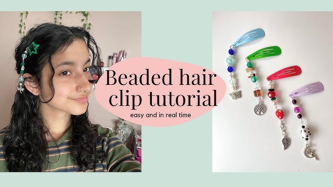 Pirate Hair Beads · A Beaded Hair Clip · Jewelry Making on Cut Out + Keep