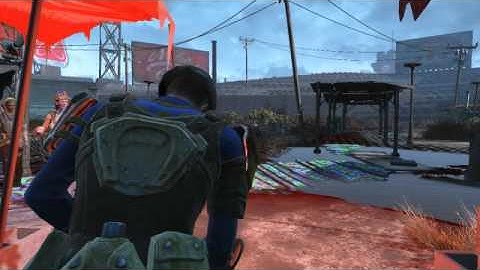 WTF Fallout 4 Texture rainbow glitch - Need help!
