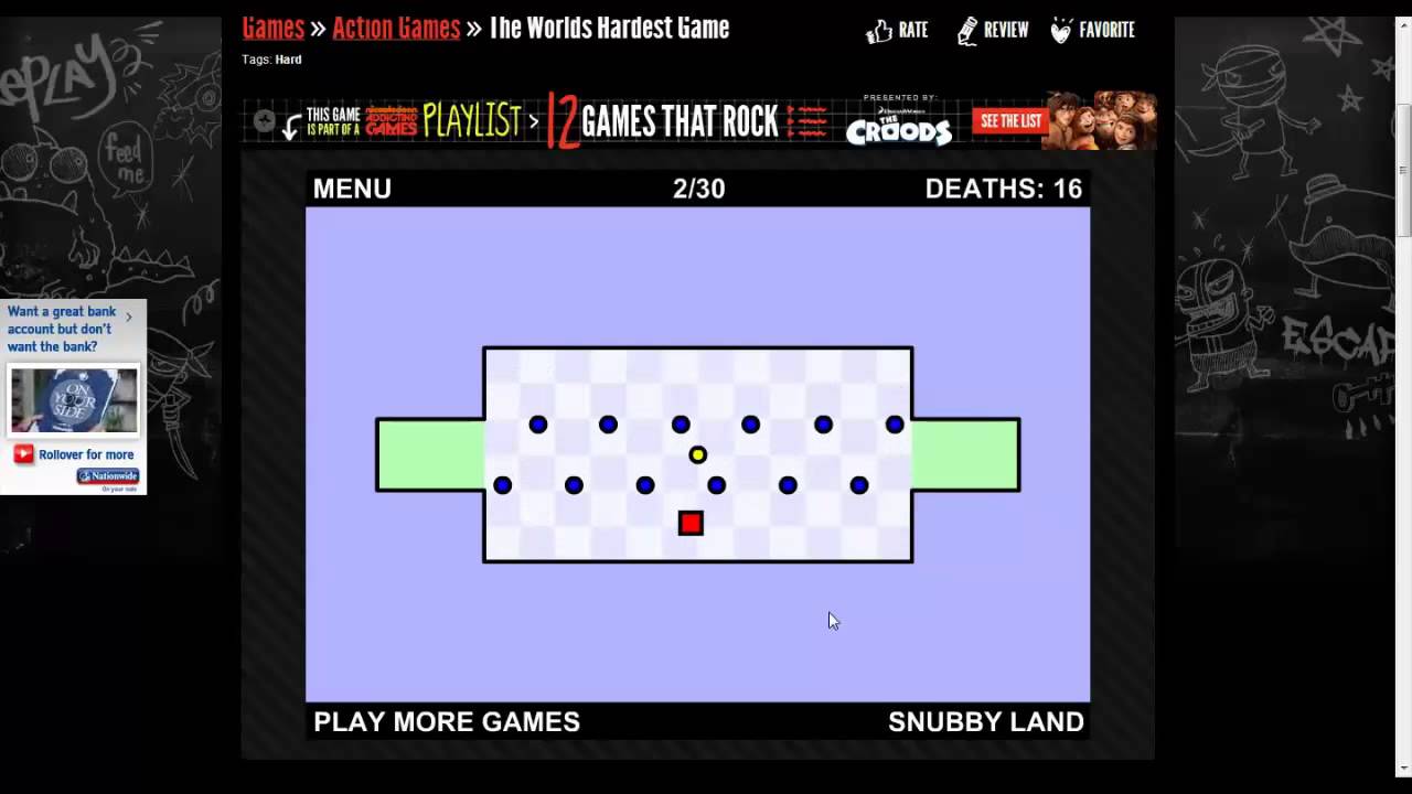 Worlds Hardest Game YouTube
