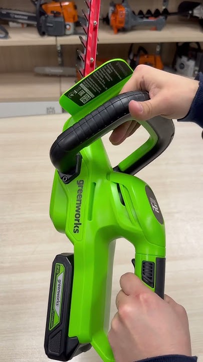 Ножницы 24v от Greenworks #greenworks #садовыерастения #кусторез #сад ...