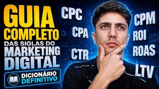 Guia Completo das Siglas do Marketing Digital: CPC, CPA, CTR, CPM, PIXEL, ROI, ROAS, KPI e LTV