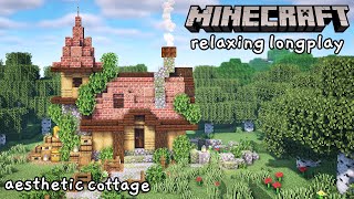 Minecraft Relaxing Longplay - Cozy Aesthetic Cottage (No Commentary)